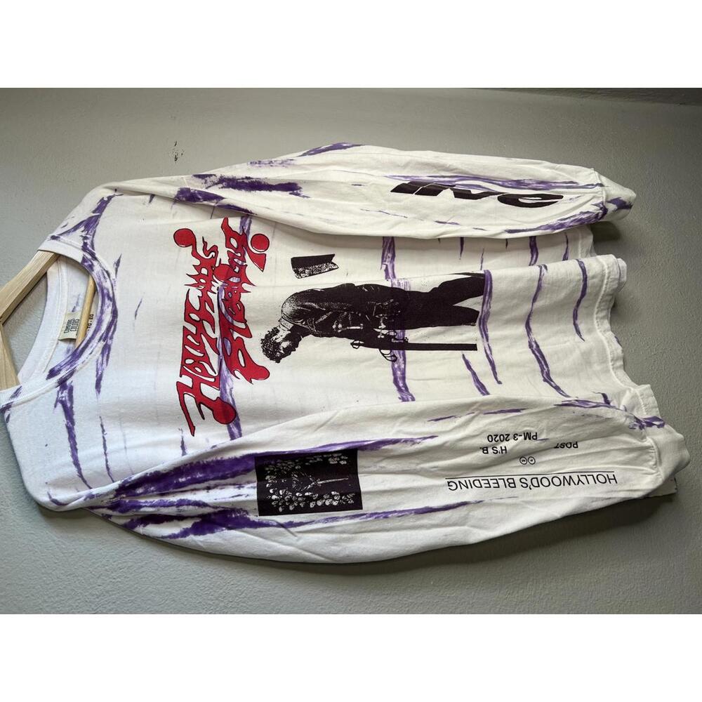 Post Malone 'Hollywood's Bleeding' Long Sleeve Tee